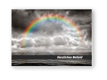 Beileidskarte "Regenbogen"